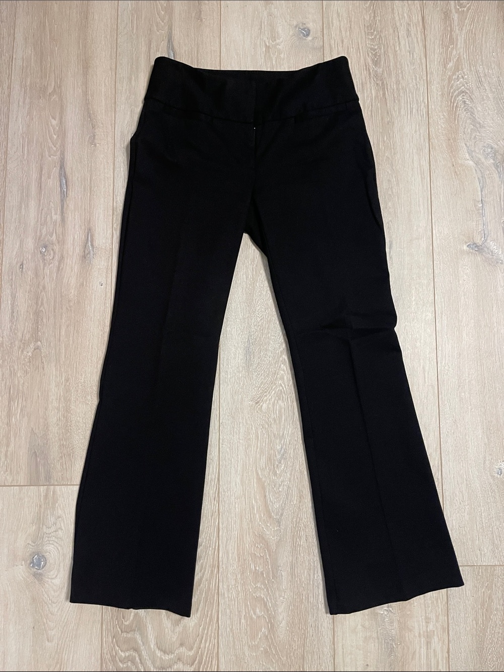 INC International Concepts Black Stretch Bootcut Pants